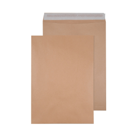 Q Connect Envelope Pocket Self Seal 135gsm C3 Manilla 125 Pack 461803 F