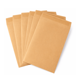 Q Connect Envelope Pocket Self Seal 90gsm 381mm x 254mm Manilla 250 Pack 109849 F