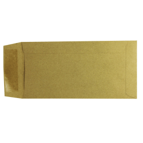 Q Connect Envelopes Pocket Gummed 70gsm DL Manilla 1000 Pack KF3414 109669 F