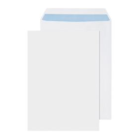 Q Connect Envelopes Pocket Self Seal 100gsm C5 White 500 Pack 147783 F