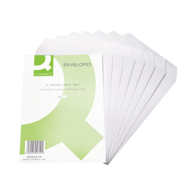 Q Connect Envelopes Pocket Self Seal 90gsm C5 White 500 Pack KF02719 106702 F