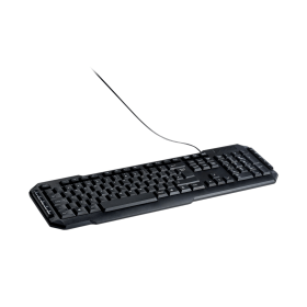 Q Connect Ergonomic Keyboard Wired Black 104493 F
