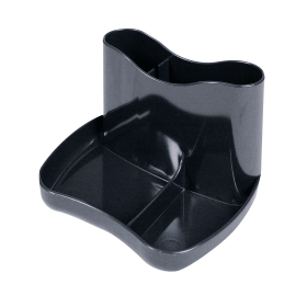 Q Connect Executive Desk Tidy 4 Compartments Black KF21704 212298 F