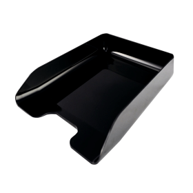 Q Connect Executive Letter Tray Foolscap Black 134104 F