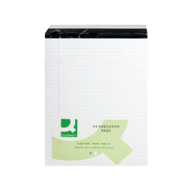 Q Connect Executive Pad 104 Pages Ruled A4 White 10 Pack 130872 F