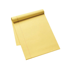 Q Connect Executive Pad 104 Pages Ruled A4 Yellow 10 Pack 102475 F