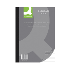 Q Connect Feint Ruled Duplicate Book 100 Sets A4 117094 F