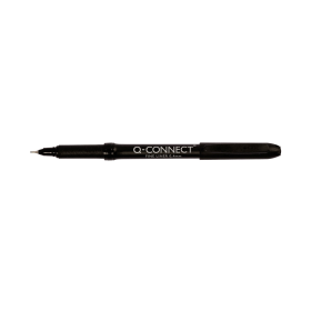 Q Connect Fineliner Pen 0.4mm Black 10 Pack 161754 F