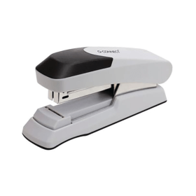 Q Connect Flat Clinch Half Strip Stapler Black Grey KF14213 F