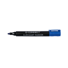 Q Connect Flipchart Marker Pen Bullet Tip Blue 10 Pack KF15393 KF15393 F