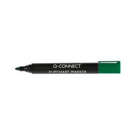 Q Connect Flipchart Marker Pen Bullet Tip Green 10 Pack KF15400 KF15400 F