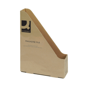 Q Connect Foolscap Magazine File Brown 20 Pack 176901 F