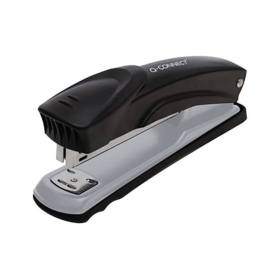 Q Connect Full Strip Metal Stapler 20 Sheets Black KF14211 F