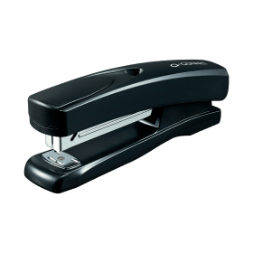 Q Connect Full Strip Plastic Stapler 20 Sheets Black KF01057 117186 F