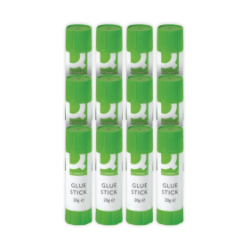 Q Connect Glue Stick 20g 12 Pack 117261 F