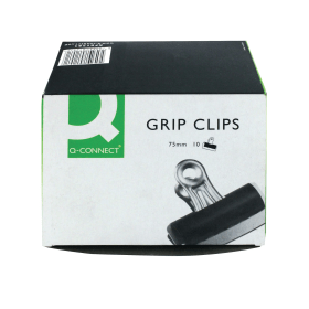 Q Connect Grip Clip 75mm 10 Pack 111387 F