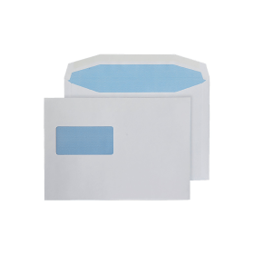 Q Connect Gummed C5 Windowed Machine Envelope 80gsm White 500 Pack 100318 F