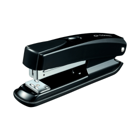Q Connect Half Strip Metal Stapler 20 Sheets Black KF01044 115952 F