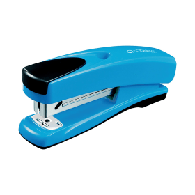 Q Connect Half Strip Plastic Stapler 20 Sheets Blue KF02151 110836 F