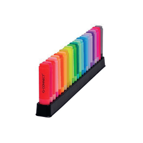 Q Connect Highlighter Assorted 23 Pack 877838 F