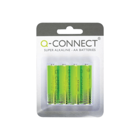 Q Connect KF00489 AA Alkaline Batteries 4 Pack