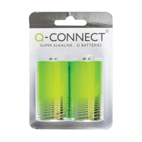 Q Connect KF00491 D Batteries 2 Pack