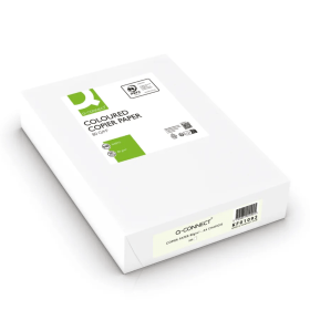 Q Connect KF01092 A4 Cream Copy Paper 80gsm 500 Sheets KF01092 F