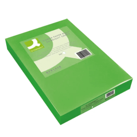 Q Connect KF01429 A4 Bright Green Copy Paper 80gsm 500 Sheets