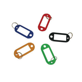 Q Connect Key Fobs Assorted 100 Pack KF10869 280220 F