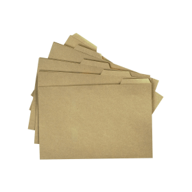 Q Connect Kraft Tabbed Folder 170gsm Foolscap Buff 100 Pack 109724 F