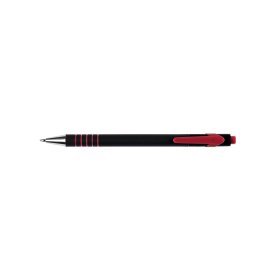 Q Connect Lamda Ballpoint Pen 0.4mm Line Red 12 Pack 119553 F