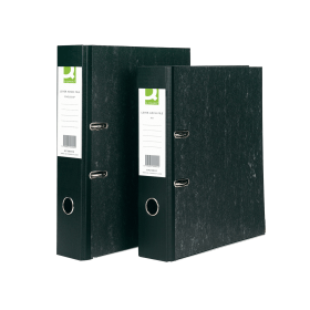 Q Connect Lever Arch File A4 Black 10 Pack KF20001 106866 F