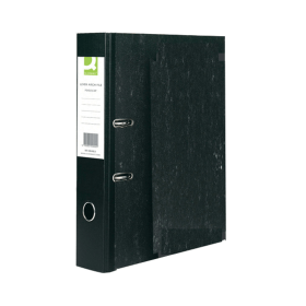 Q Connect Lever Arch File Foolscap Black 10 Pack 101784 F