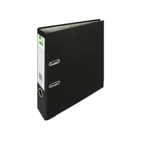 Q Connect Lever Arch File Paperbacked A4 Black 10 Pack KF20038 114239 F