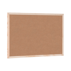 Q Connect Lightweight Cork Noticeboard 400mm x 600mm 165399 F