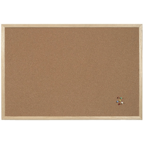 Q Connect Lightweight Cork Noticeboard 900mm x 1200mm 120136 F