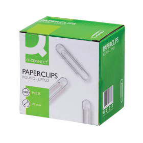 Q Connect Lipped Paperclips 32mm 1000 Pack KF01317 104291 F