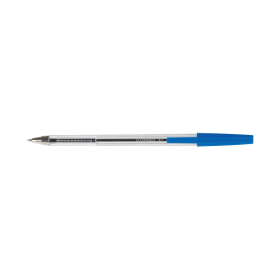 Q Connect Medium Blue Ballpoint Pen 0.7mm Line Blue 50 Pack 136556 F