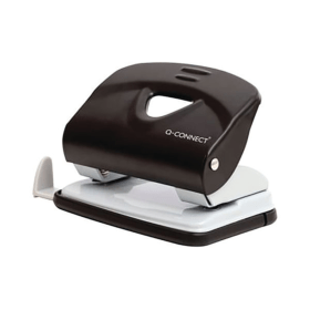 Q Connect Medium Duty 2 Hole Punch Black KF14217 F