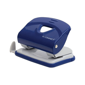 Q Connect Medium Duty 2 Hole Punch Blue KF14218 F