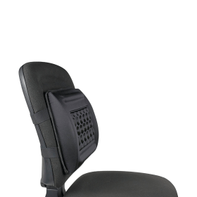 Q Connect Memory Foam Back Support Black 382685 F