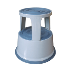 Q Connect Metal Step Stool Grey KF04844 F