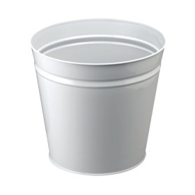 Q Connect Metal Waste Bin 15L Grey 152054 F