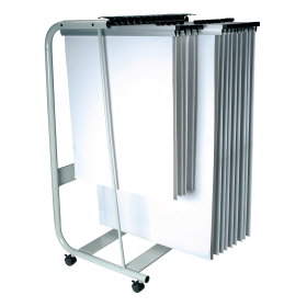 Q Connect Mobile Hanger Stand A0 A1 Silver 129795 F