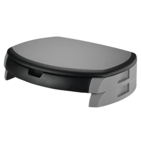 Q Connect Monitor Printer Stand with Storage Drawer Black 155566 F