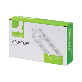 Q Connect No Tear Paperclips 32mm 1000 Pack KF01312Q 115964 F