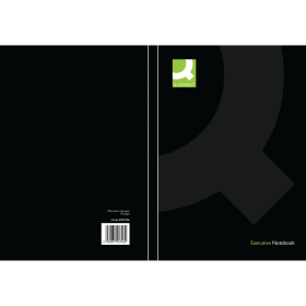 Q Connect Notebook Casebound Ruled 192 Pages A5 Black 3 Pack KF03726 370771 F