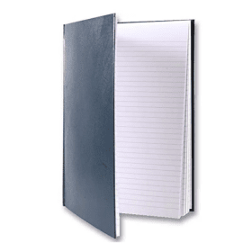 Q Connect Notebook Casebound Ruled 192 Pages A5 Blue E00062 102864 F