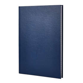 Q Connect Notebook Index Casebound Ruled 192 Pages A4 Blue 125912 F