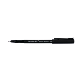 Q Connect OHP Pen Permanent Fine Black 10 Pack 140668 F